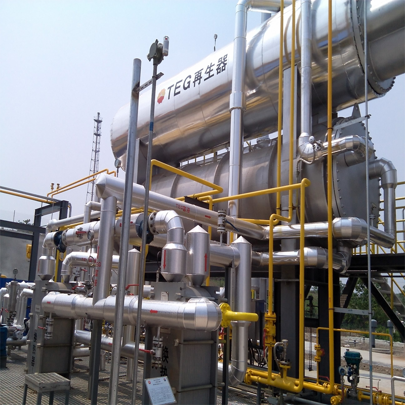 Unitat d'eliminació d'hidrocarburs pesats de gas d'alimentació i unitat d'eliminació i filtració de mercuri per a la planta de GNL