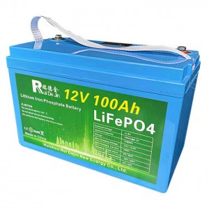 Kūʻai wela 12V 100Ah Lifepo4 Akku Lithium Lifepo4 Phosphate Pākuʻi 12.8V Volt 100 Ah Lfp Battery
