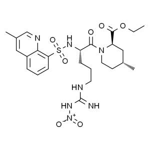 N-Nitro-1,2,3,4-tetradehydro Argatroban Ethyl Ester CAS 74874-09-2 Purity ≥99.0% Argatroban Intermediate