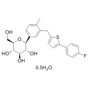 Canagliflozin Hemihydrate CAS 928672-86-0 Purity ≥99.0% (HPLC) T2DM API High Purity