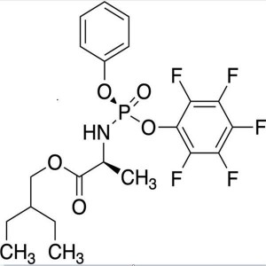 Remdesivir Intermediair CAS 1911578-98-7 2-Ethylbutyl ((S)-(perfluorfenoxy)(fenoxy)fosforyl)-L-alaninaat