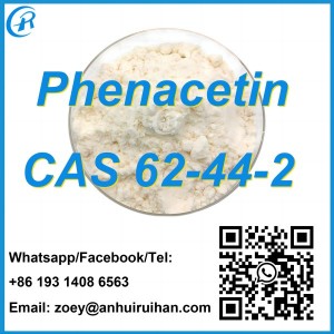 Manufacturt fornisce anestesia locale di alta qualità in polvere fenacetina CAS 62-44-2