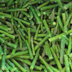 IQF Green Asparagus Yakaomeswa neChina asparagus inocheka chirimwa Chitsva