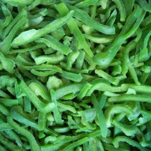 Kina engros IQF grøn paprika 100% naturlig