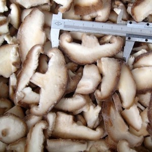 IQF shiitake seente külmutatud shiitake seente viilud Hiinast