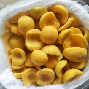 Čiste prirodne smrznute kineske žute breskve IQF breskve narezane na kockice