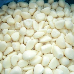 Bawang putih kupas Cina beku kualitas premium potong dadu IQF bawang putih
