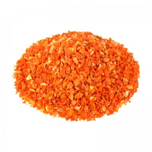 Carota AD all'ingrosso consegna rapida Granuli di carota secca di carota cinese disidratata