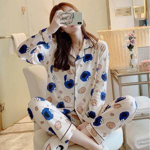 China 100% katoen dames pyjama met lange mouwen pijamas zomer korte mouwen pyjama dames pyjama vrouwen