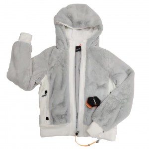 Coral fleece winter sports coat jacket para sa unix