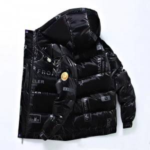 Speciali Kinijos naujo dizaino mados šilto žiemos moteriško pūkinio palto kaina