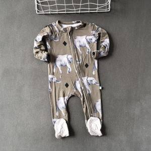 Бебешки сиамски модален памук за пролет и есен