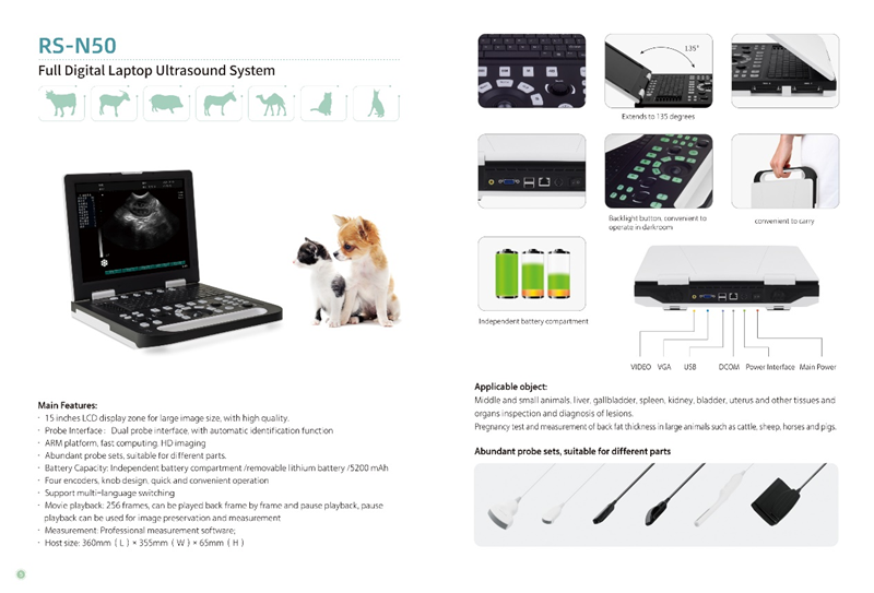 Ultrasound for veterinary medicine, its use and function.