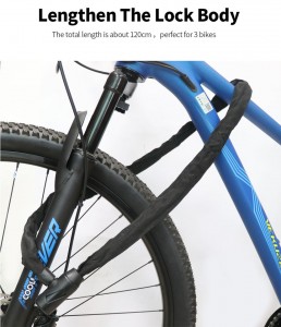 Врућа продаја доброг квалитета ланчана брава за брдски бицикл са 2 кључа