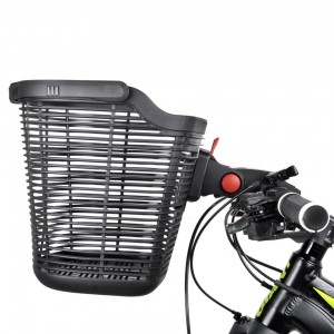 Anti-extrusion Bike Front Basket On Handlebar Quick Release Bicycle Storage Basket foar Pet Dog