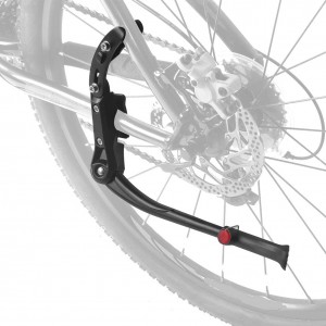 Kickstand Sepeda Paduan Aluminium Pemasangan Belakang yang Dapat Disesuaikan