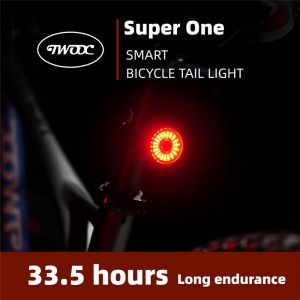 Zadné svetlo na bicykel Super one Smart