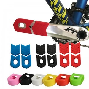 I-Bicycle Crank Arm Protector Cover Universal Road Mountain Bike Crank Protective Silicone