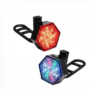 자전거 액세서리 USB 케이블로 풍차 LED 후면 조명 빨간색과 흰색 빛