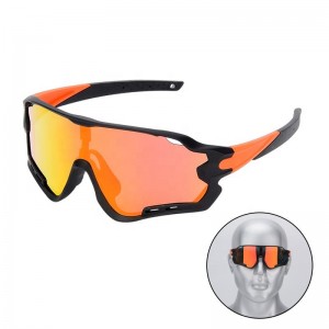 Заводские магазины для Китая Поляризованные велосипедные солнцезащитные очки с эластичным ремешком Tr90 Спортивные очки для бега Велосипедные очки