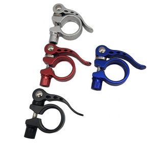 Fiets Seat Post Clamp Bike Seat Clamp Quick Release Clamp Skewer Lever Bolt