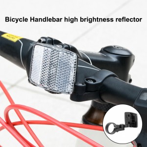 ອຸປະກອນເສີມລົດຖີບ Bike Front Reflector Reflector Road Safety Reflection Bicycle Wheel Spoke Reflectors Handlebar Seatpost Reflector