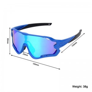Polarizirana športna kolesarska sončna očala kolesarska senčila za moška kolesarska očala z nezlomljivim okvirjem