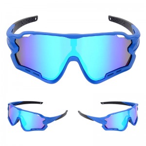 Mafekitori Nzvimbo dzekuChina Polarized Cycling Sunglasses ane Elastic Strap Tr90 Running Sports Glasses Bicycle Goggles