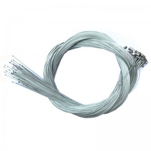 Tigir tormoz kabeli 1.5mm welosiped tormoz kabeli Içki çyzyk 7 × 6 6 × 6 kelleli welosiped bölekleri esbaplary