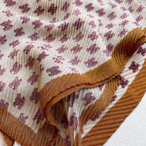 Sparkle wrinkled Shawls and Wraps long scarf for women