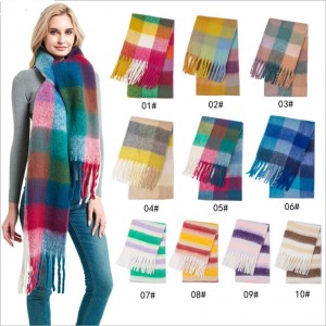 Buy Long Scarf Suppliers –  loop yarn scarf Womens Fashion Long Tassels  Scarf Wrap Shawl – Runmei