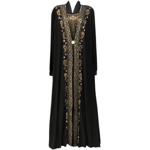 Muslim Dress Robe Dress Fashion Slim Midi Dress