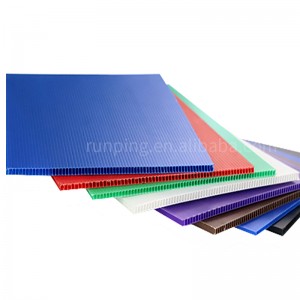 Pp corrugated plastic sheet glass bottle layer pads