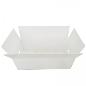 Pp Plastic Material Corrugated Moving Box With Lid for fish, oysters, seafood wholesale
