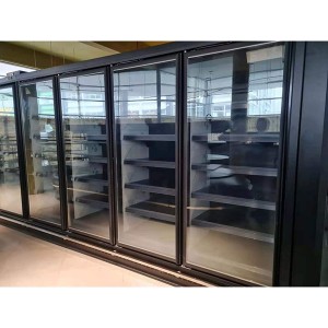 3 Doors Glass Door Display Freezer