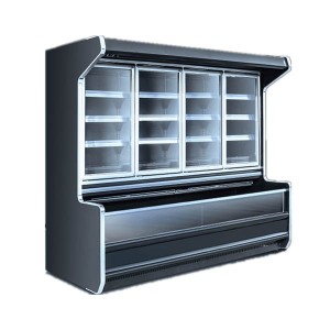 Manufacturer for Transparent Glass Door Refrigerator - Standard Double Temperature Chiller And Freezer Showcase – Runte