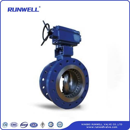 Flange type Double offset Butterfly Valve