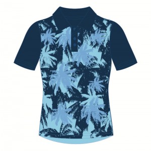 Camisa polo Havaí personalizada sublimada