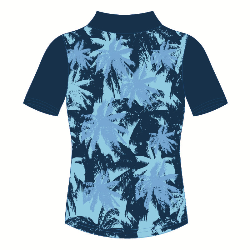 Camisa polo Havaí personalizada sublimada