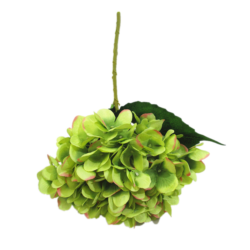 Artificial Flowers Silk Hydrangea Flowers with Stems for Wedding Bouquet