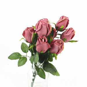 Top Quality Artificial Rose Stem with Buds Simulation Flower for Home Decoration
