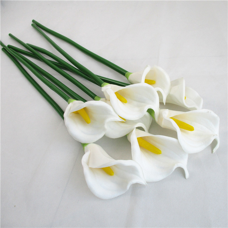 Manufacturer Supply Artificial real touch PU callas lily Flowers Featured Image