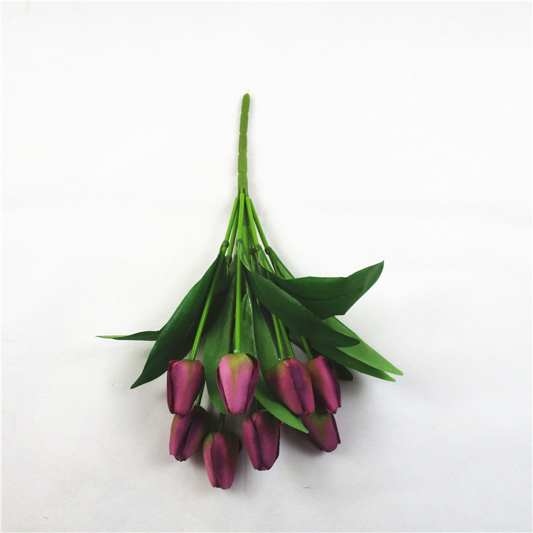 Artificial Tulips  Flowers 9  flower heads  Arrangement Bouquet for Home Room Office Party Wedding Decoration