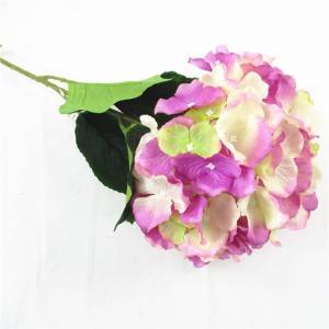 Изкуствени бели цветя от хортензия за празнични сувенири за сватбена украса