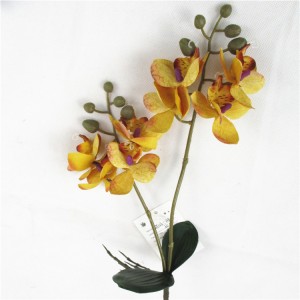 Изкуствени стъбла на орхидеи Истински сензорни орхидеи Фалшиви цветя фаленопсис Домашна сватбена украса