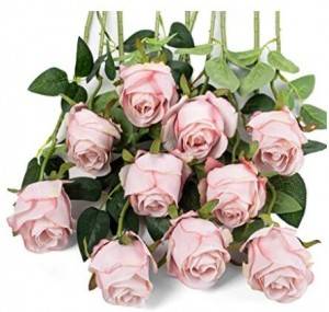 European Style Artificial Rose Flower Silk အော်စတင်နှင်းဆီ