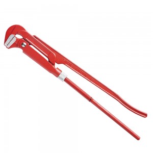 Summus frequentia curatio Carbon Steel 90 Degree Swedish Pipe Wrench