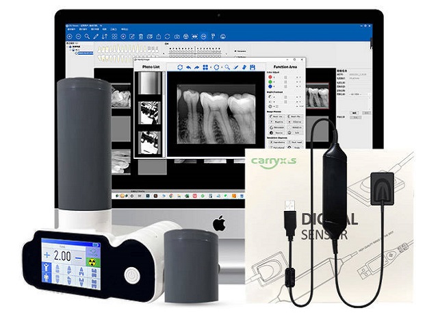 How to use dental digital sensor and portable dental X-ray machine to get clear X-ray images
