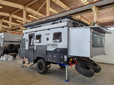 New 2022 High Quality Custom RV Trailer Camper Caravan Kanthi Shower