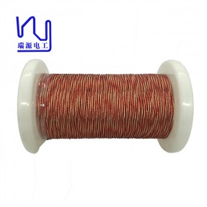 0,1 mm x 200 crvena i bakrena dvobojna Litz žica